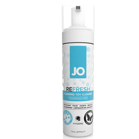 JO Refresh Limpiador de juguetes en espuma Sin fragancia